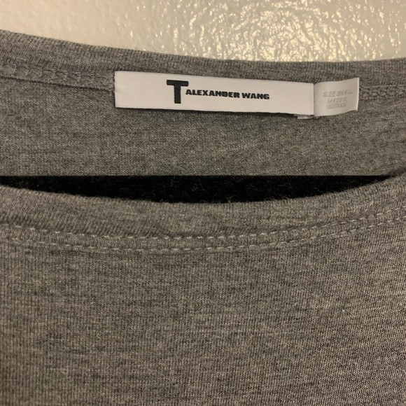 T by Alexander Wang Short Sleeve T-shirt Dress - Picture 4 of 4